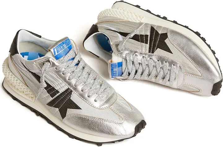 Star-Print Lace-Up Sneakers - Image 3