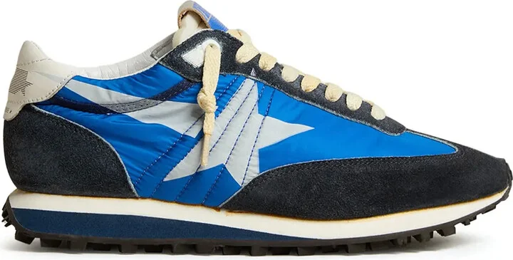 Star-Print Lace-Up Sneakers