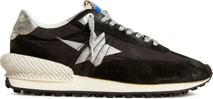 Star-Print Lace-Up Sneakers