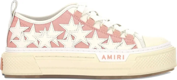 Star-Print Platform Sneakers