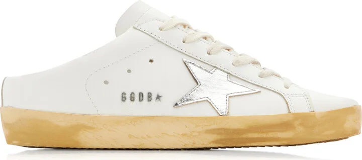 Star Sabot Leather Slip-On SneakersGoose