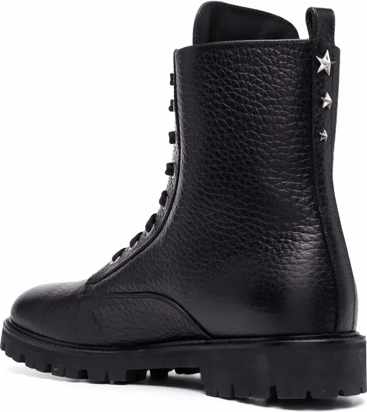Star-Studded Leather Boots - Image 3