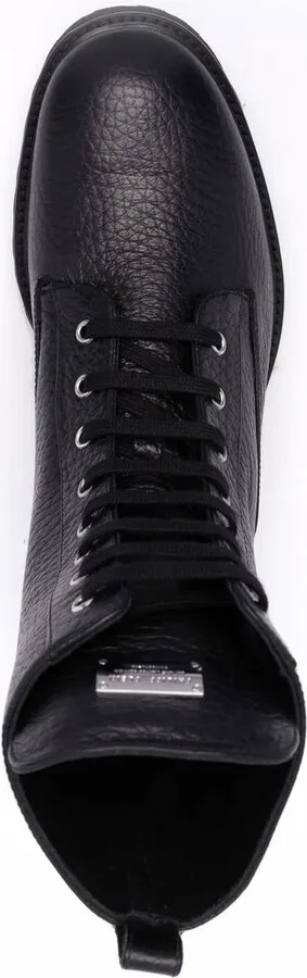Star-Studded Leather Boots - Image 4