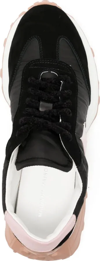 Star suede-trimmed sneakers - Image 4