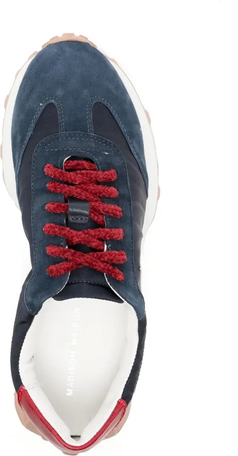 Star suede-trimmed sneakers - Image 4