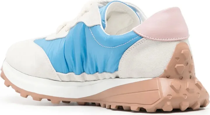 Star suede-trimmed sneakers - Image 3