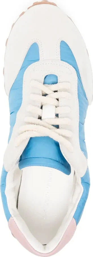 Star suede-trimmed sneakers - Image 4