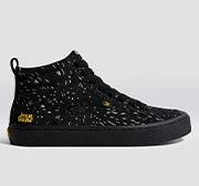 STAR WARS OCA High Black Suede Light Speed Graphic Print Sneaker Men - Image 9