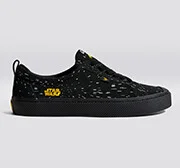 STAR WARS OCA Low Black Suede Light Speed Graphic Print Sneaker Men - Image 9