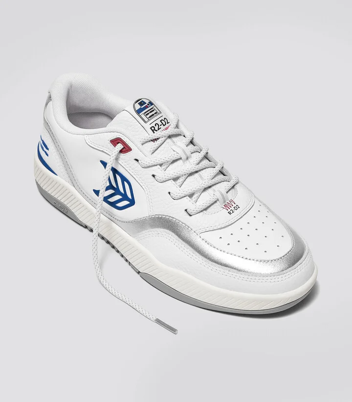 STAR WARS UBA White Leather R2-D2 Blue Logo Sneaker Men - Image 2