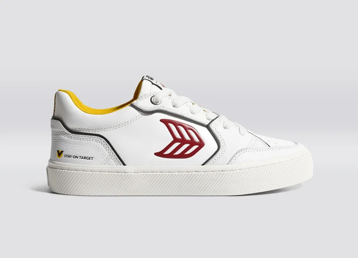 STAR WARS VALLELY White Leather Fighter Pilot Red Logo Sneaker Men - Image 3