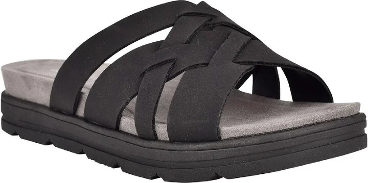 Star Womens Padded Insole Flat Sandals