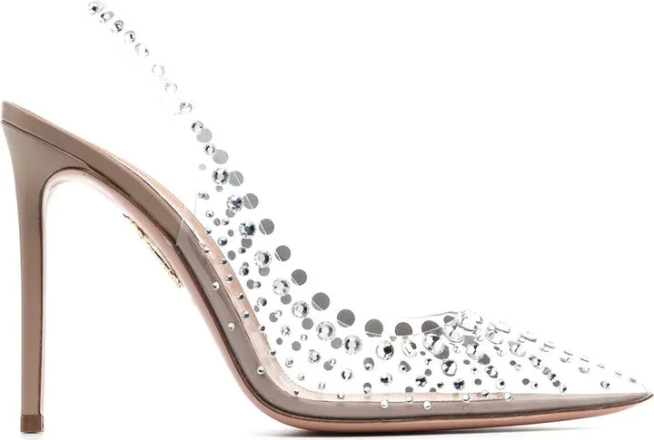 Starburst 105mm pointed-toe pumps