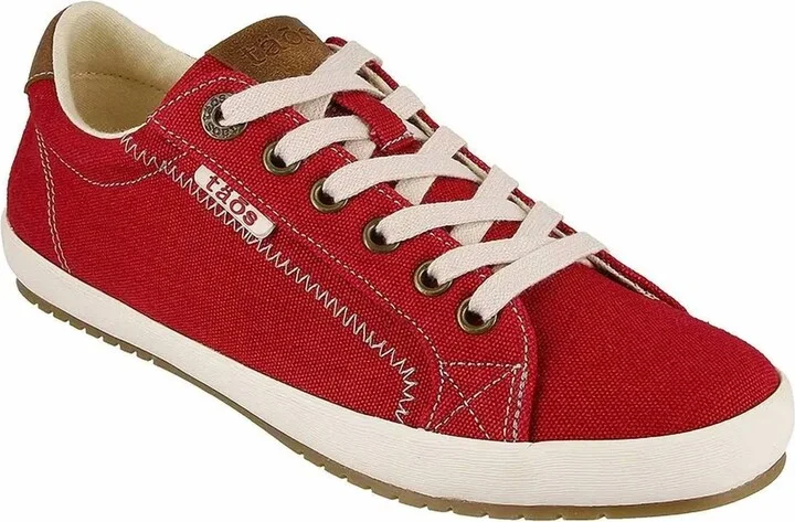 Starburst Canvas In Red