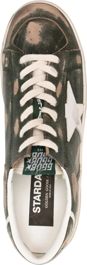 Stardan distressed leather sneakers - Image 4