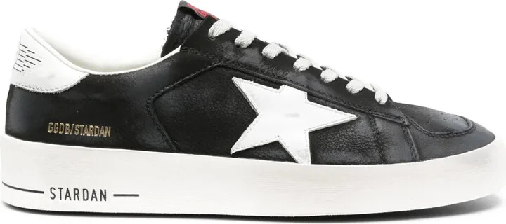 Stardan distressed leather sneakers