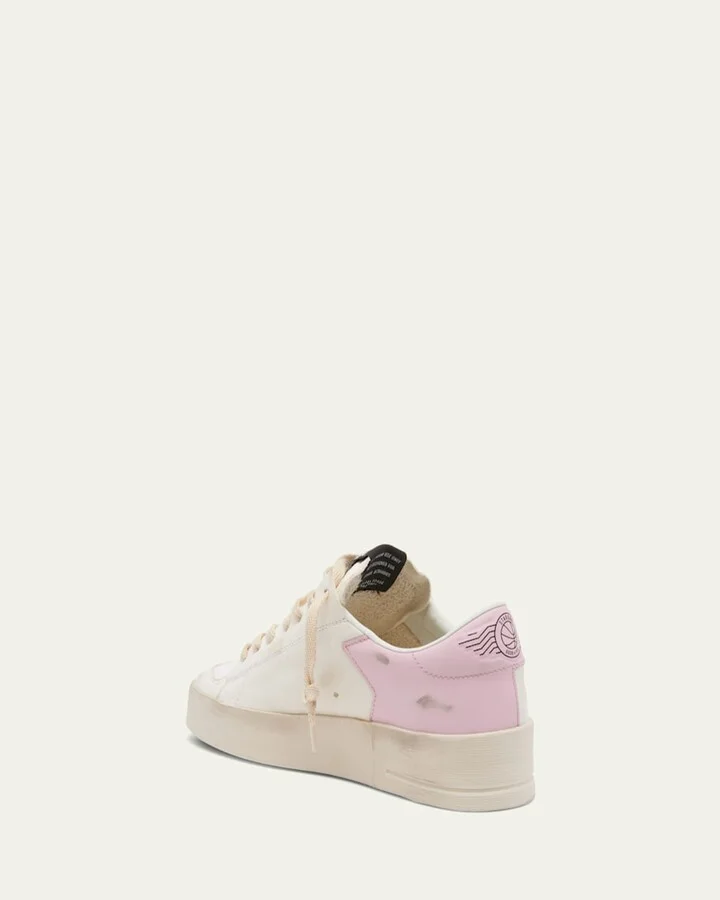 Stardan Leather Net Low-Top Sneakers - Image 8