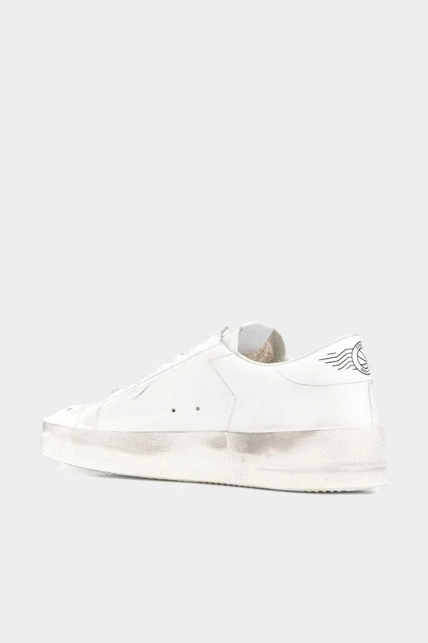 Stardan Optic White Leather Men Sneaker - Image 3