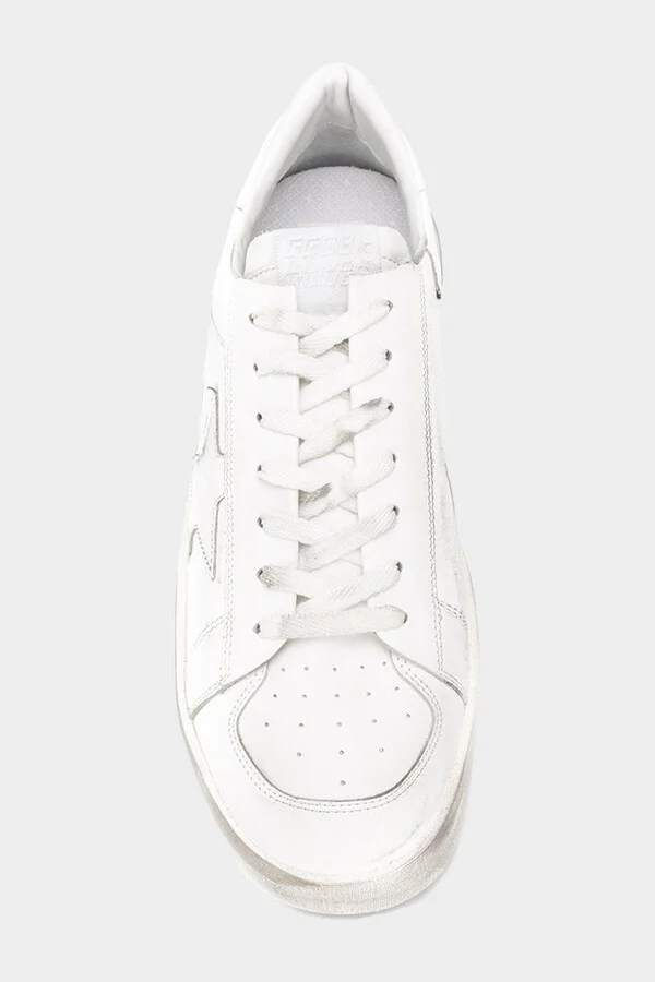 Stardan Optic White Leather Men Sneaker - Image 4