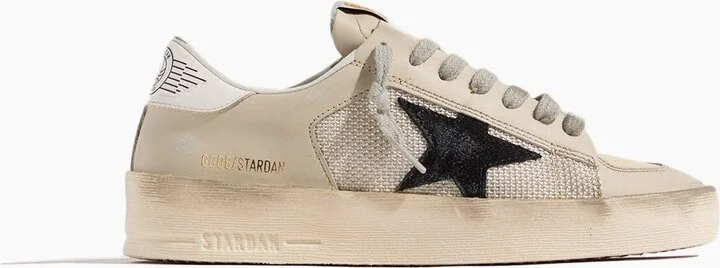 Stardan Sneaker in Sand/Light Silver/Black/White