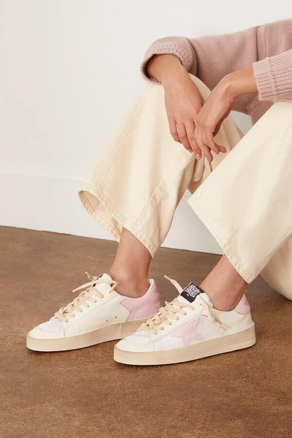 Stardan Sneaker in White/Orchid Pink - Image 2