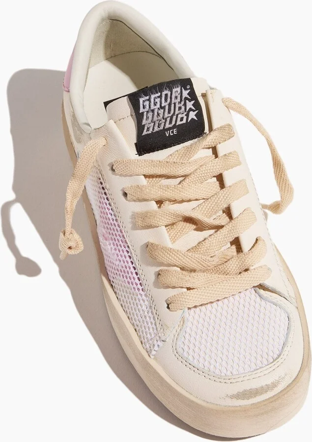 Stardan Sneaker in White/Orchid Pink - Image 4