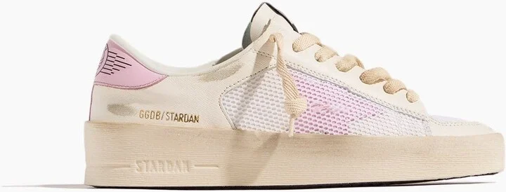 Stardan Sneaker in White/Orchid Pink