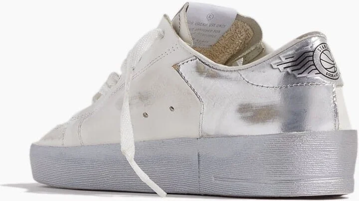 Stardan Sneaker in White/Silver - Image 3