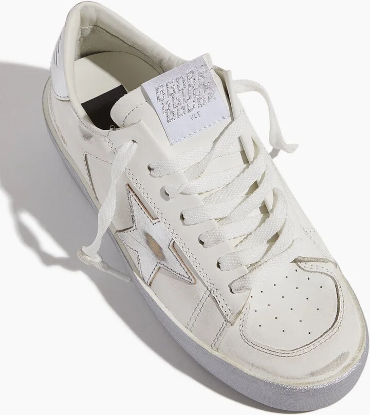 Stardan Sneaker in White/Silver - Image 4