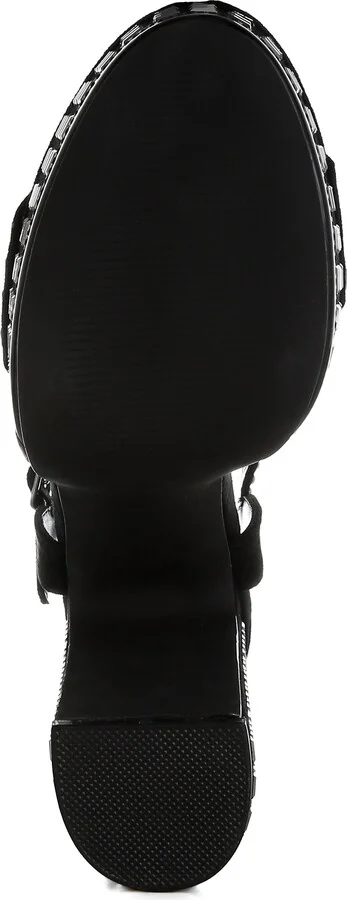 Starlet Rhinestone Platform Sandal - Image 7