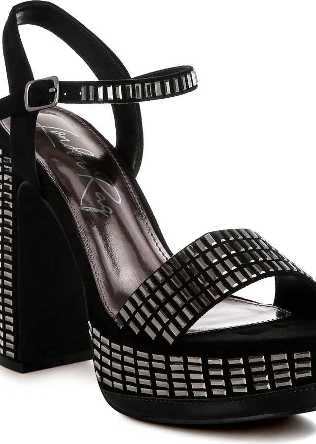 Starlet Rhinestone Platform Sandal - Image 8
