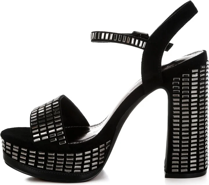 Starlet Rhinestone Platform Sandal - Image 10