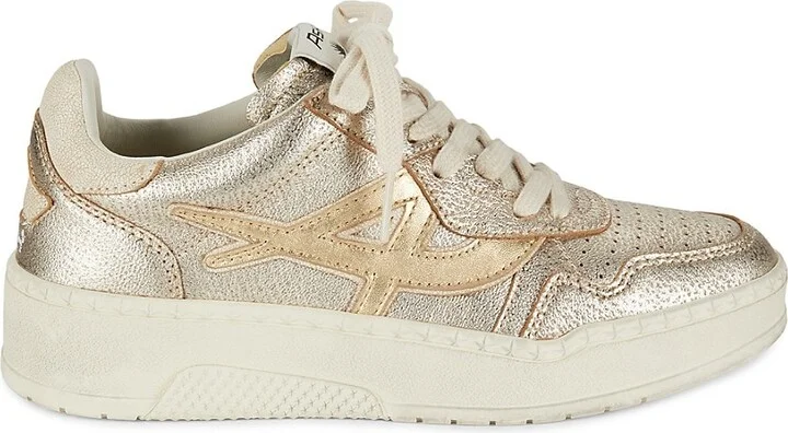 Starlight Metallic Leather Sneakers