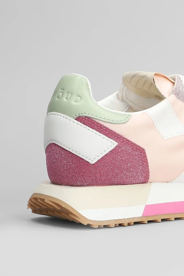 Starlight Sneakers In Rose-pink Fabric - Image 5
