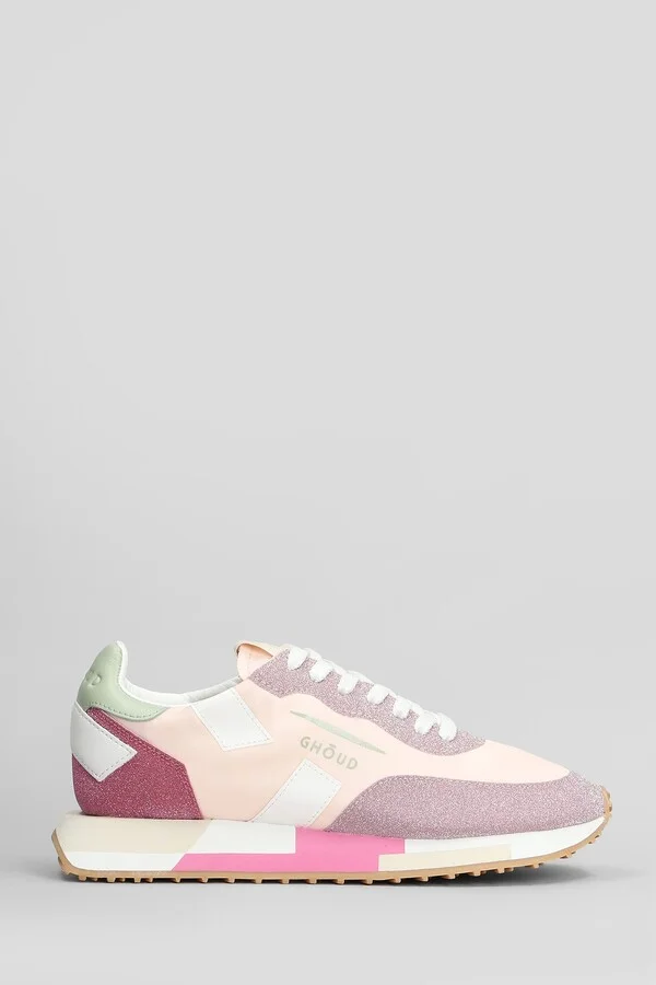 Starlight Sneakers In Rose-pink Fabric