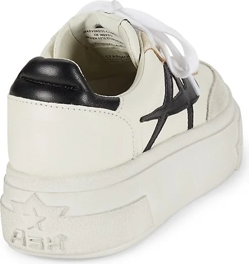 Starmoon Leather Low Top Platform Sneakers - Image 3