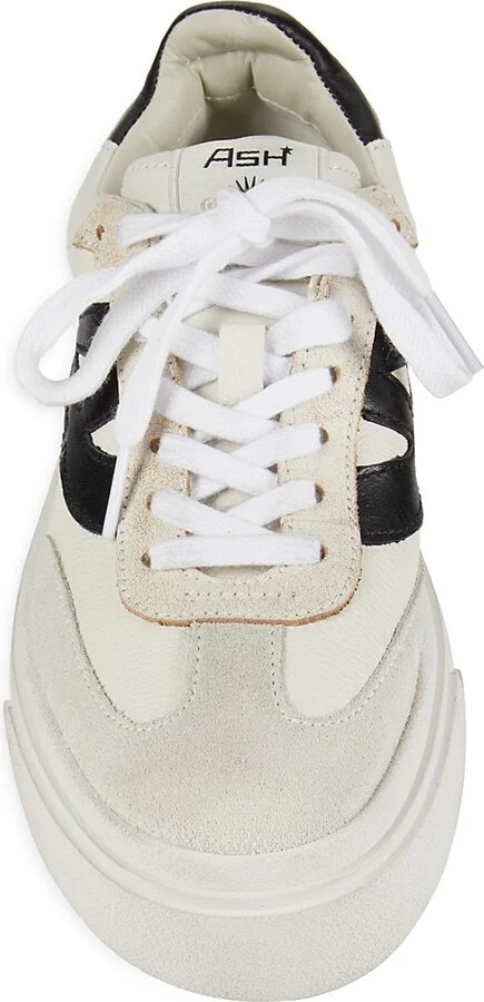 Starmoon Leather Low Top Platform Sneakers - Image 5