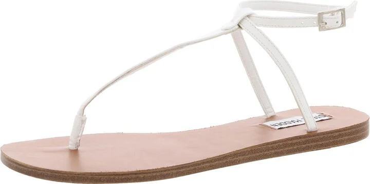 Starr Womens Adjustable Faux Leather Ankle Strap