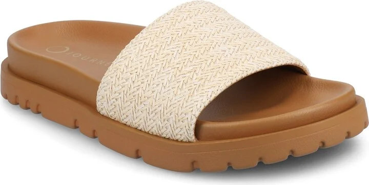 Starr Woven Platform Slide Sandal