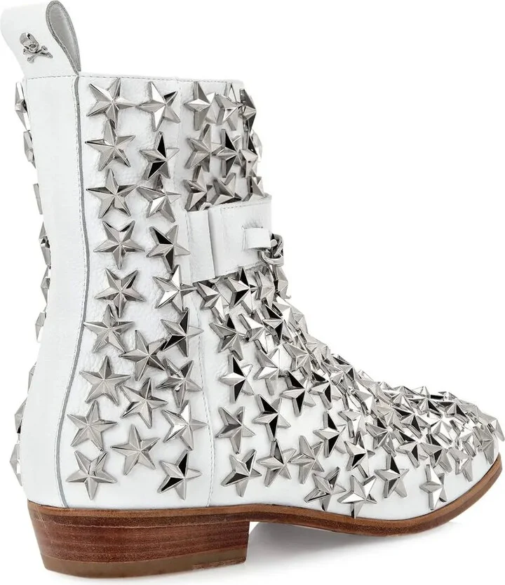 Stars leather boots - Image 3