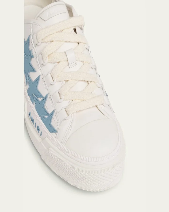 Stars Low-Top Leather Sneakers - Image 4
