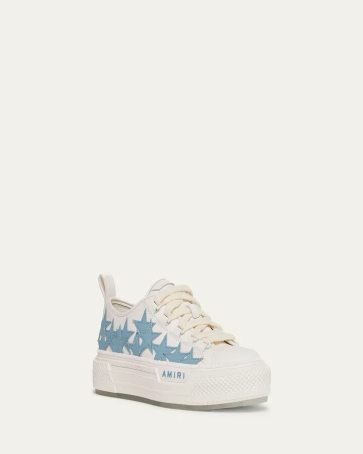 Stars Low-Top Leather Sneakers - Image 5