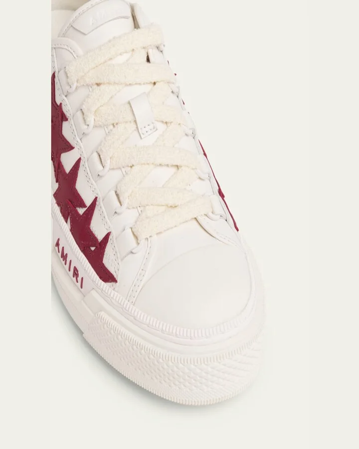 Stars Low-Top Leather Sneakers - Image 6