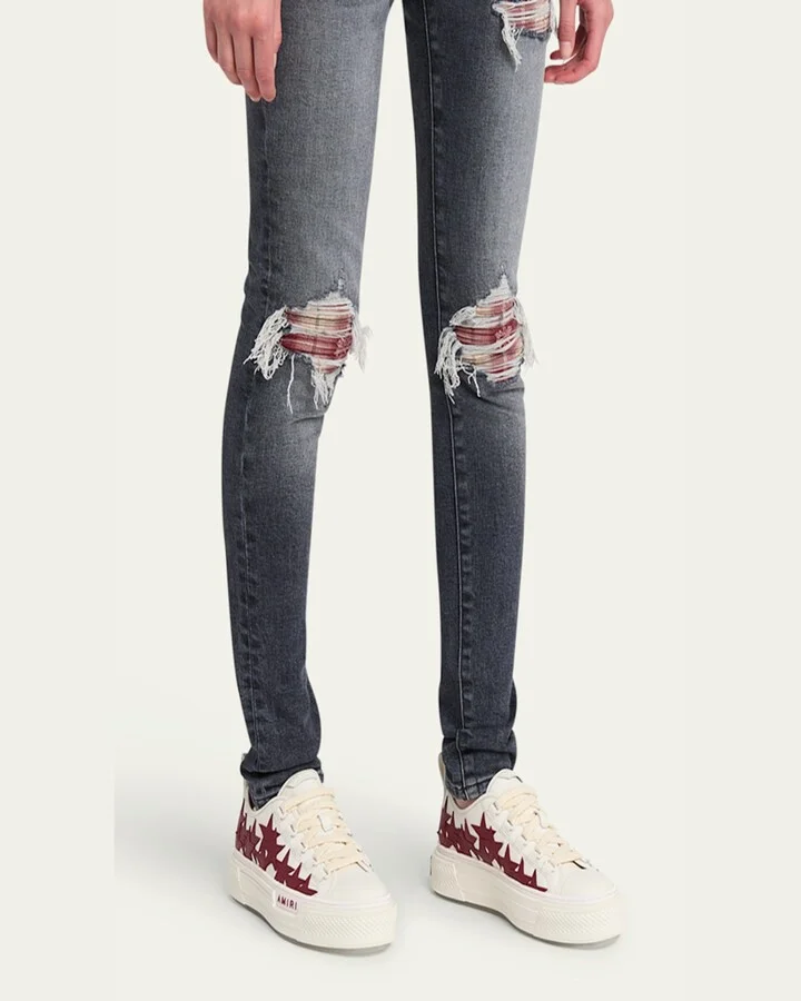 Stars Low-Top Leather Sneakers - Image 9