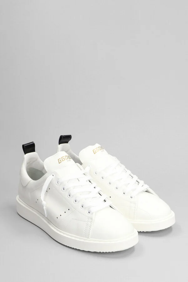 Starter Sneakers In White Leather - Image 2