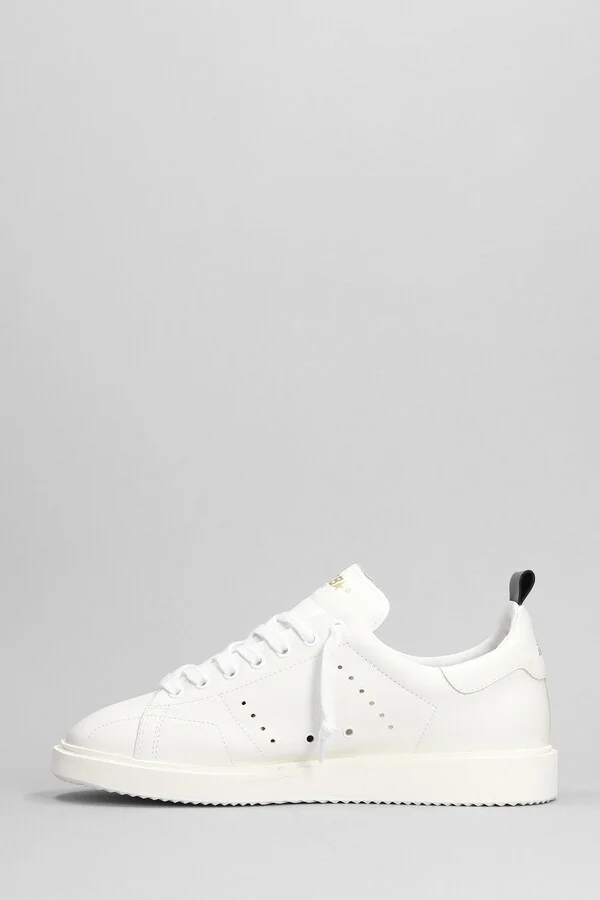 Starter Sneakers In White Leather - Image 3