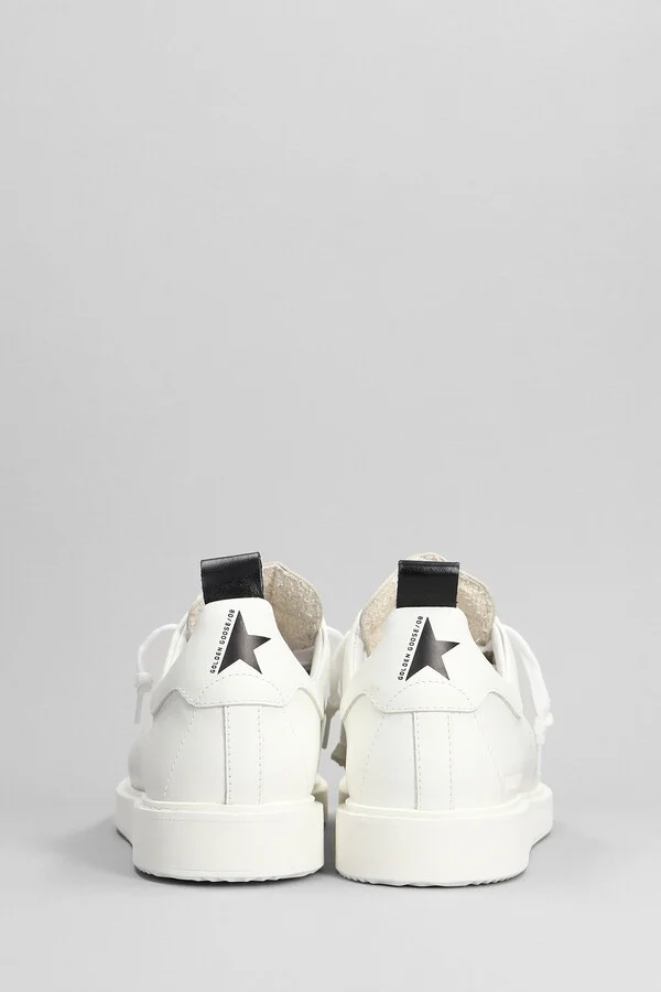 Starter Sneakers In White Leather - Image 4