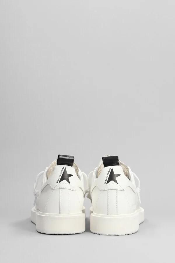 Starter Sneakers In White Leather - Image 4
