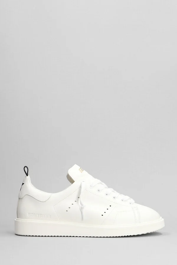 Starter Sneakers In White Leather