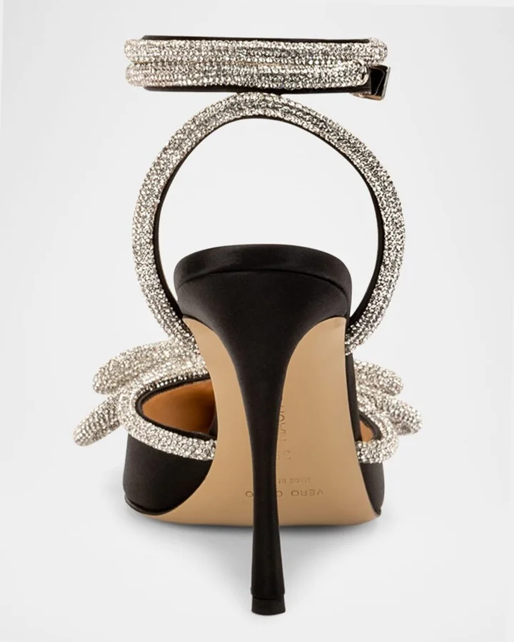 Stass Double Bow Ankle-Strap Pumps - Image 2